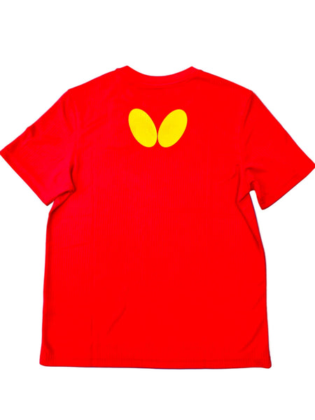 BUTTERFLY BTY-O111 ROUND NECK  T-SHIRT (RED)