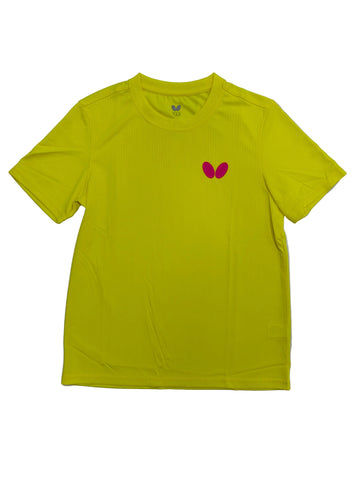 BUTTERFLY BTY-O111 ROUND NECK  T-SHIRT (YELLOW)