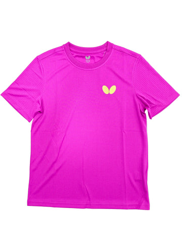 BUTTERFLY BTY-O111 ROUND NECK  T-SHIRT (ROSE)
